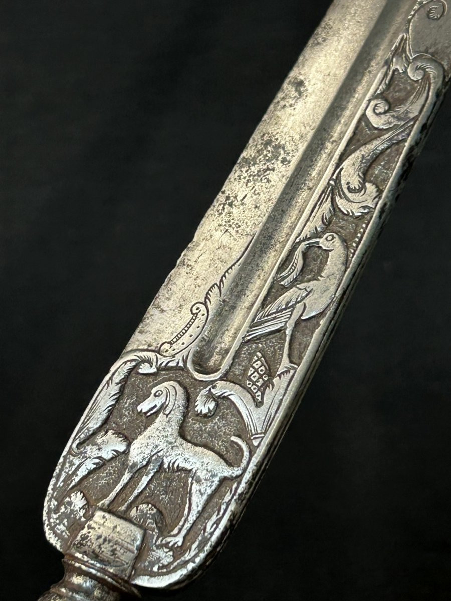 Coltello da nobiluomo in ferro forgiato-photo-3