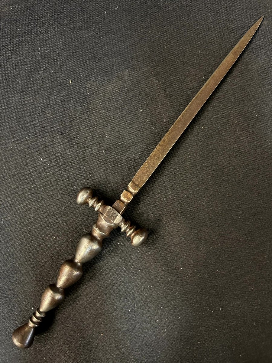 Stiletto misericordia in ferro forgiato-photo-2