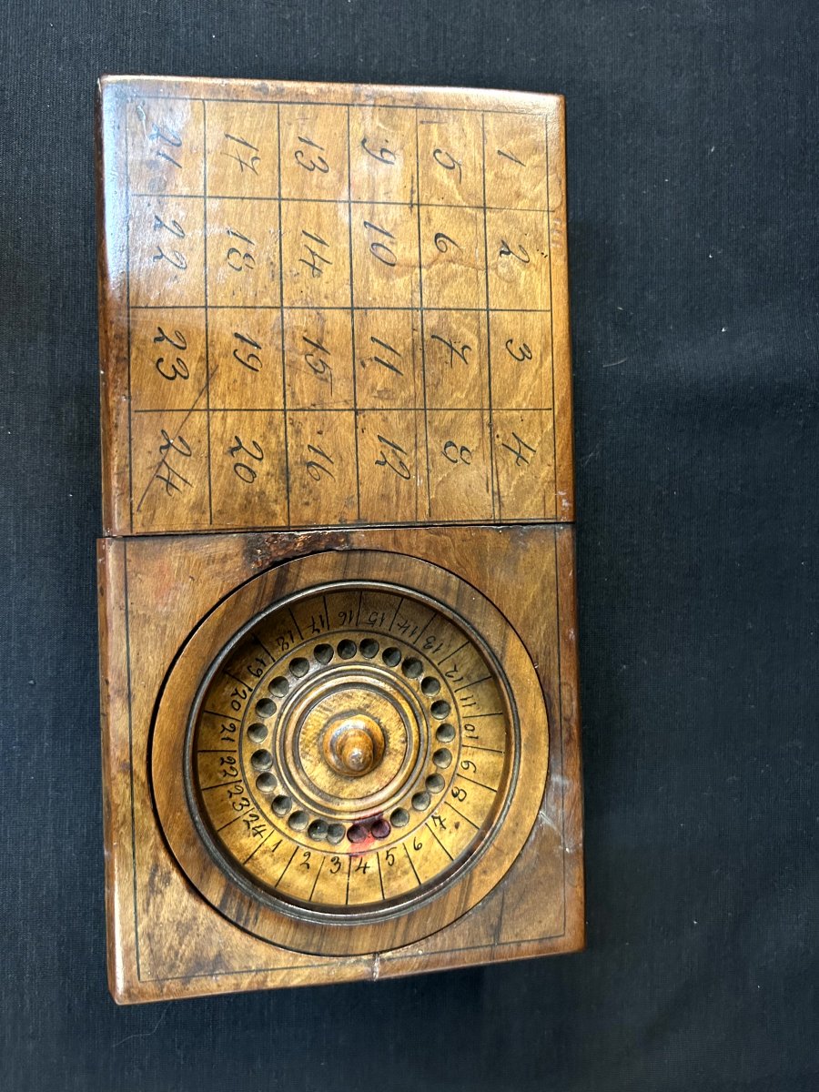 Gioco portatile (roulette) in legno-photo-2