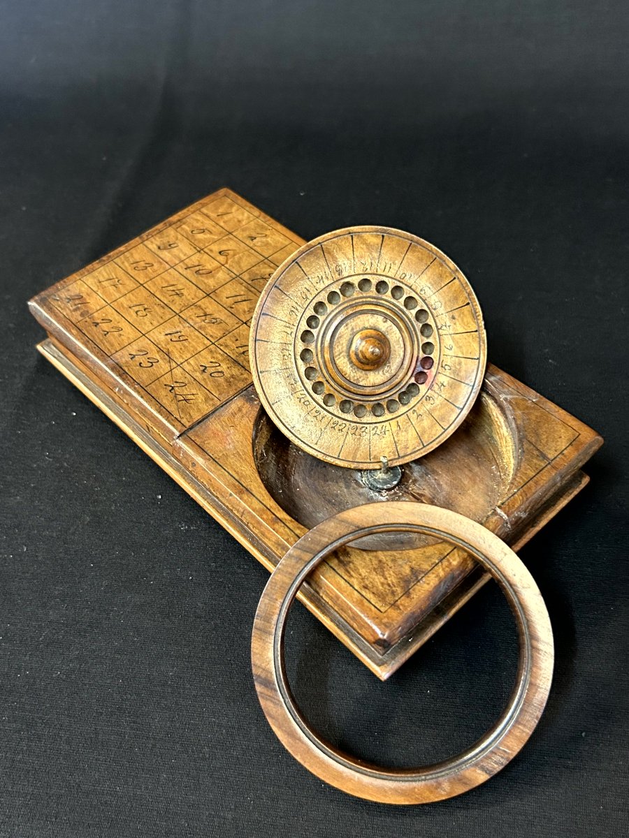 Gioco portatile (roulette) in legno-photo-2