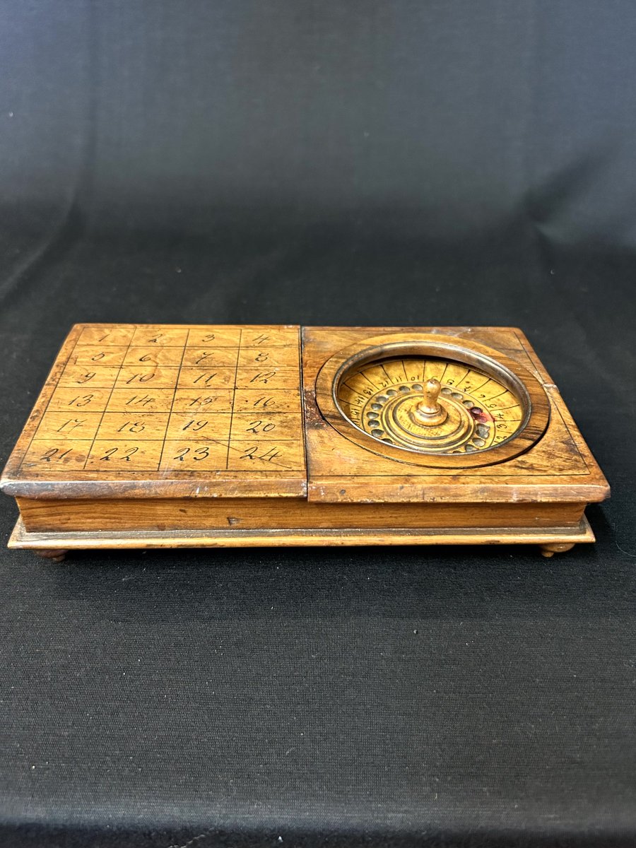 Gioco portatile (roulette) in legno