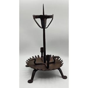 Candelabro da tavolo in ferro forgiato