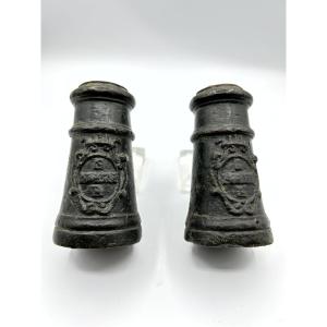 Bombarda di coppia in bronzo