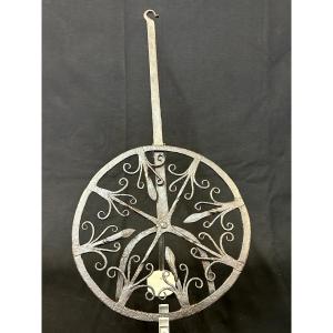 Griglia girevole in ferro forgiato