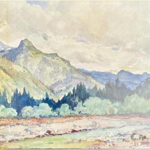 Swiss Mountian Landscape