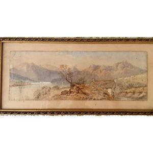 Mountain Landscape With Lake