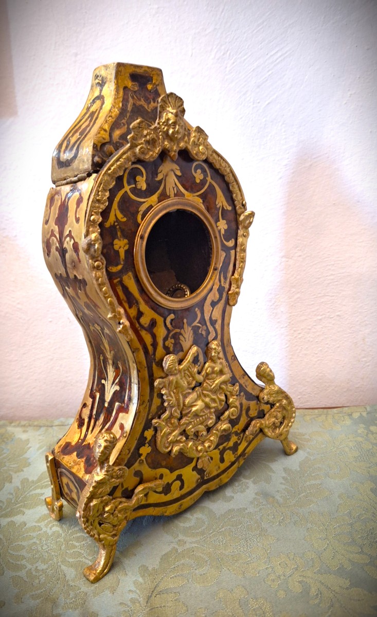 ANTICO PORTAOROLOGI BOULLE XVIII° SECOLO.-photo-2