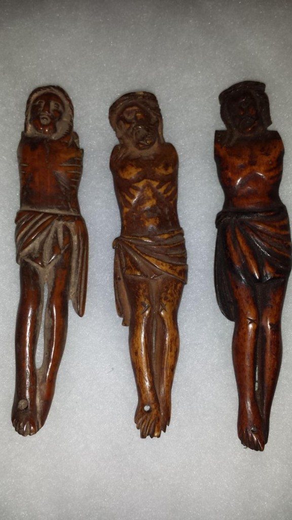 3 Anciennnes Figures  'christ' Goa, XVII/xviii Siecle