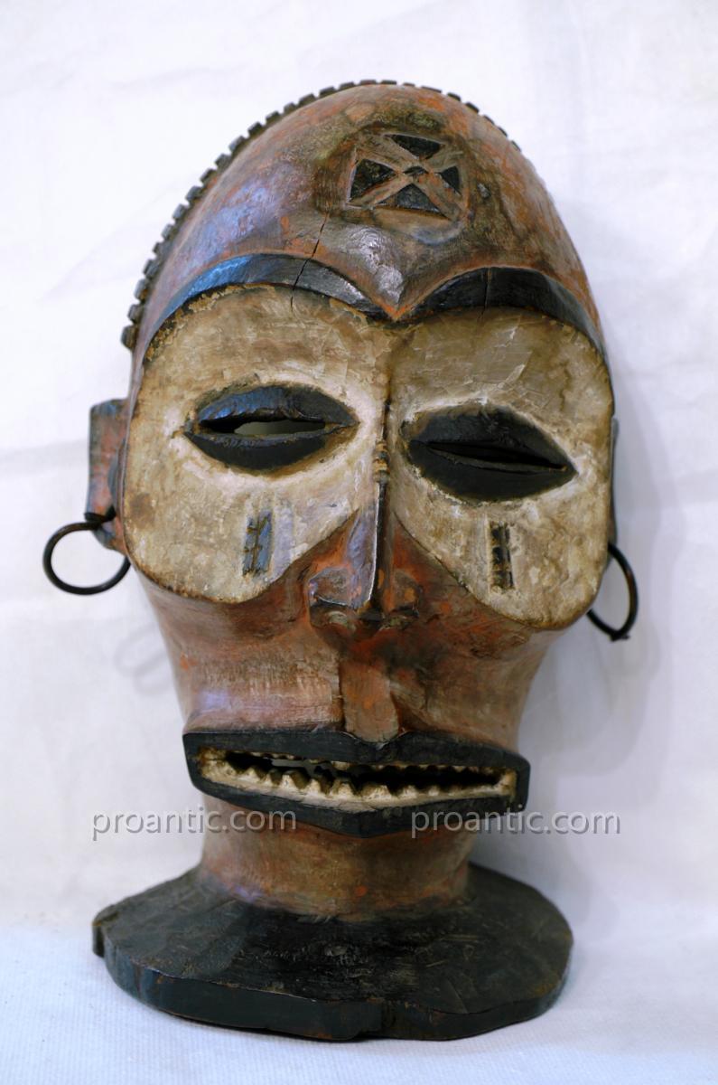 Belle Masque Africaine 'tchochwe'-photo-3