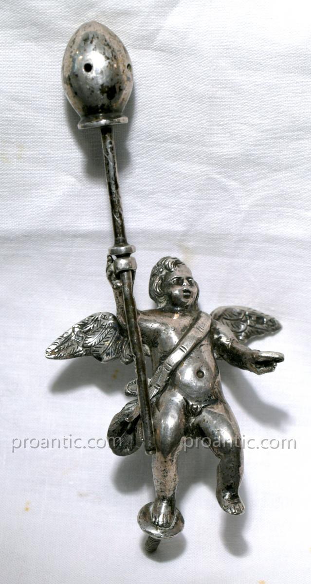 Beau Petit Ange En Argent