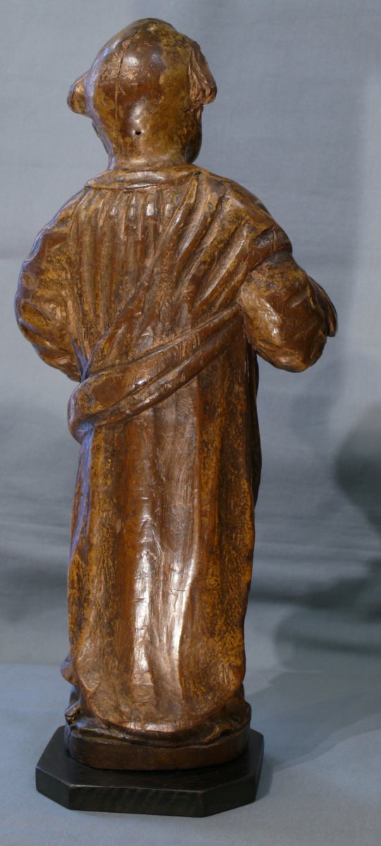 Statue En Bois Dore' 'saint'-photo-2