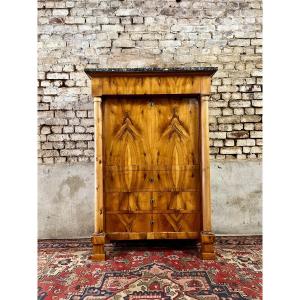 Secretary In Walnut Empire Period XIX Eme Century