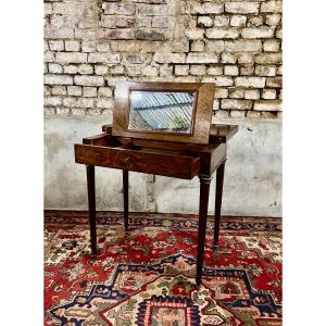 Mahogany System Table From Napoleon III Period XIX Eme Century