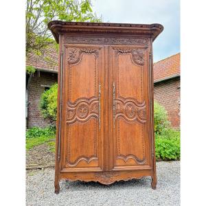 Norman Oak Wardrobe XVIII Eme Century 