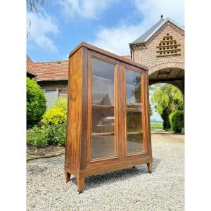 Mahogany Showcase In Directoire Style 19th Century 