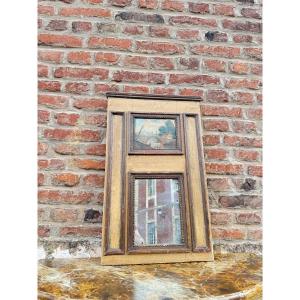 Master Trumeau In Painted Wood From Louis XVI XVIII Eme Century 