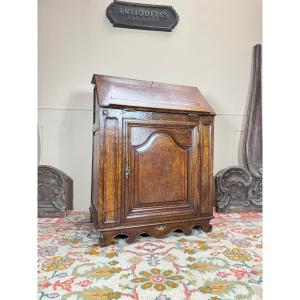 Louis XIV Period 18th Century Oak Sloping Desk