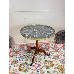 Louis XVI Period Mahogany Tilting Top Pedestal Table, 18th Century