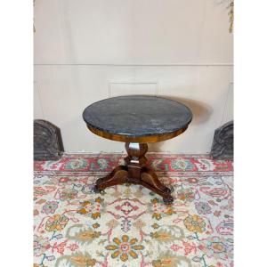 Mahogany Tripod Pedestal Table From The 19th Century Restoration Period 