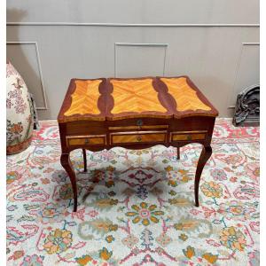 Louis XVI Period Marquetry Dressing Table, 18th Century 