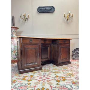 18th Century Walnut Money Changer's Cabinet Desk 
