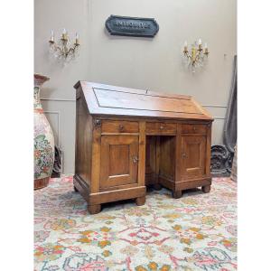 18th-century Directoire-era Walnut Slant-front Desk 