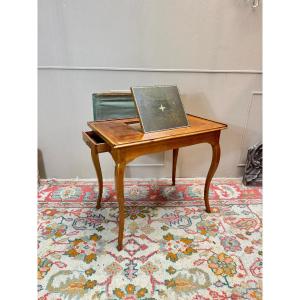 Louis XV Period Cherrywood Writing Table/reading Table, 18th Century 