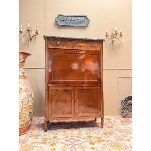 Louis XVI Period Mahogany Secretary 18th Century