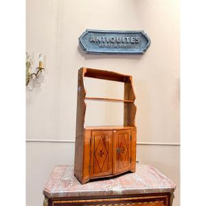 18th-century Louis XV-style Cherry Wood Wall Shelf