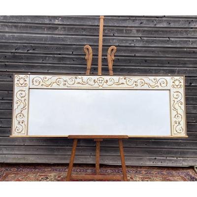 Framed Art Deco Style Mirror