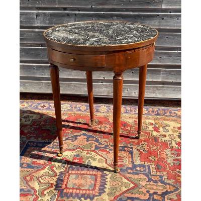 Hot Water Bottle Table In Walnut Directoire Period XVIII Eme Century
