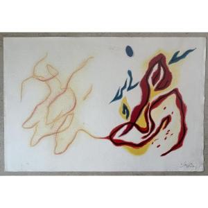 Gustave Singier - Original Lithograph Countersigned And Numbered In Pencil - Edition 6 Of 14