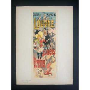 The Masters Of The Poster - Original Plate No. 189 - Jules Chéret - Magasins Du Louvre