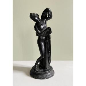 Venus Callipyge - Bronze After Antique - Souvenir Of The Grand Tour - Black Patina - C. 1830