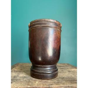 17th / 18th Century Apothecary Mortar In Gaïac Wood
