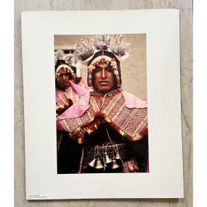 Large Original Photograph - Annie Reffet - Tasaburo Indian From Chuquisaca - Bolivia