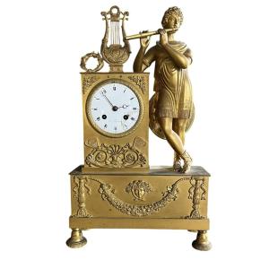 Empire Clock In Gilded Bronze - Etienne Tavernier - Circa 1820 - Breget Movement?