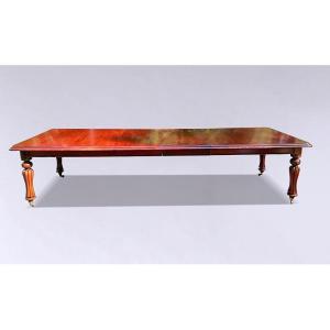 Solid Mahogany Dining Table 