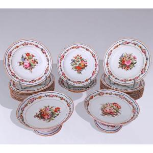 Paris Porcelain Dessert Service 