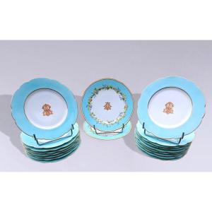 Part Of A Paris Porcelain Dessert Service