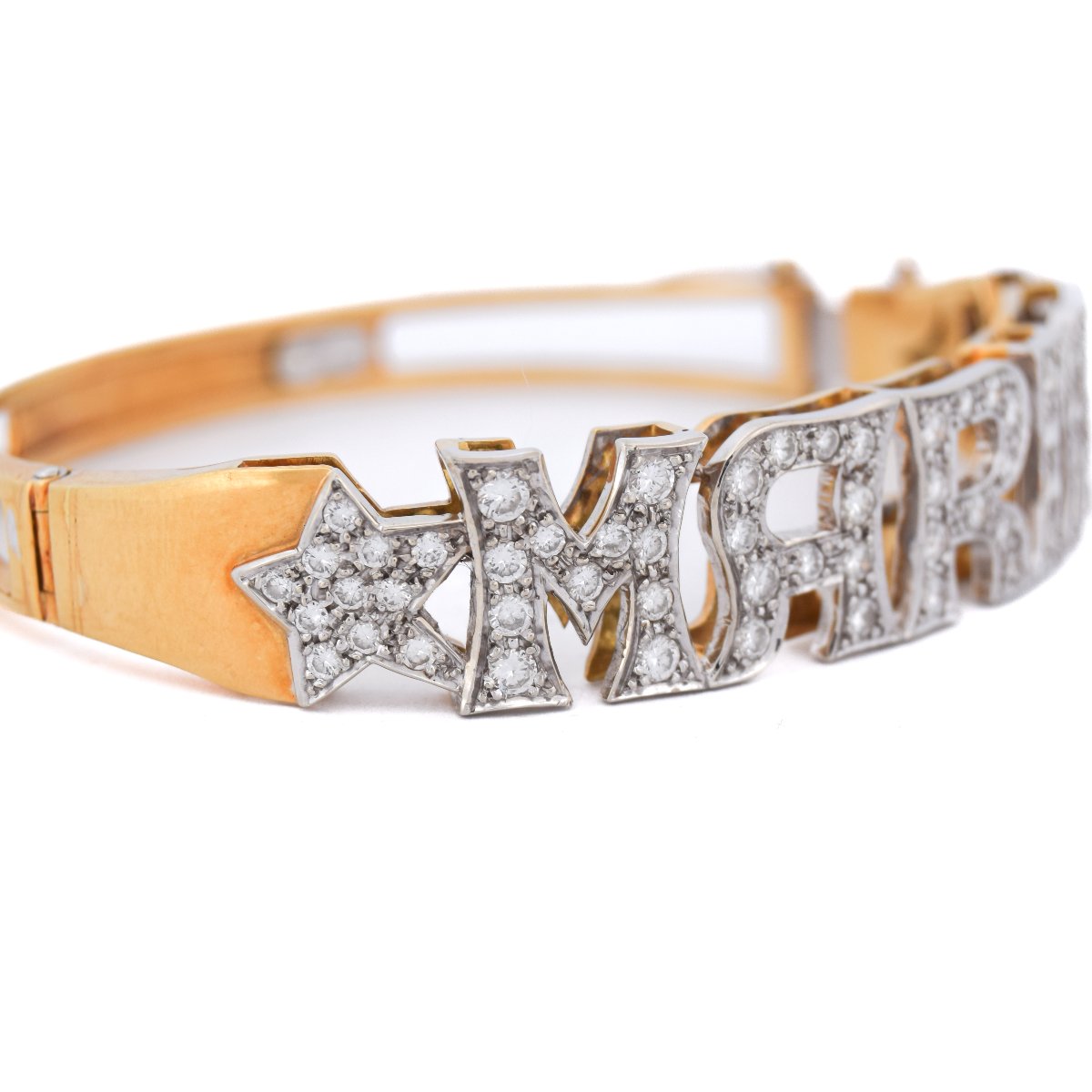 Bracciale Vintage in Oro 18 Carati e Diamanti “Maria”       BR106 (05149)-photo-4