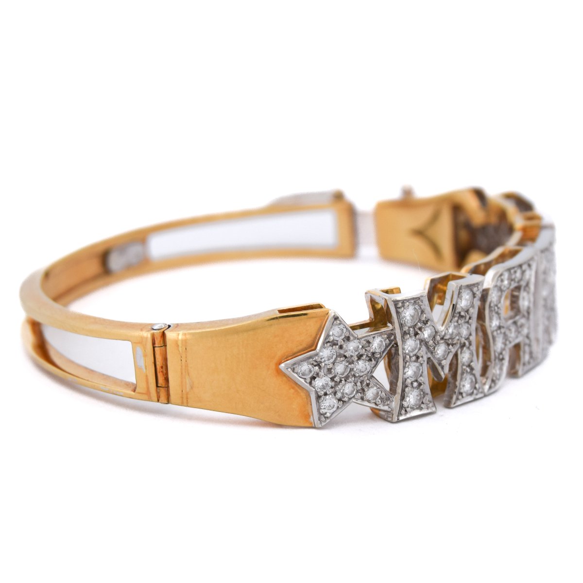 Bracciale Vintage in Oro 18 Carati e Diamanti “Maria”       BR106 (05149)-photo-1