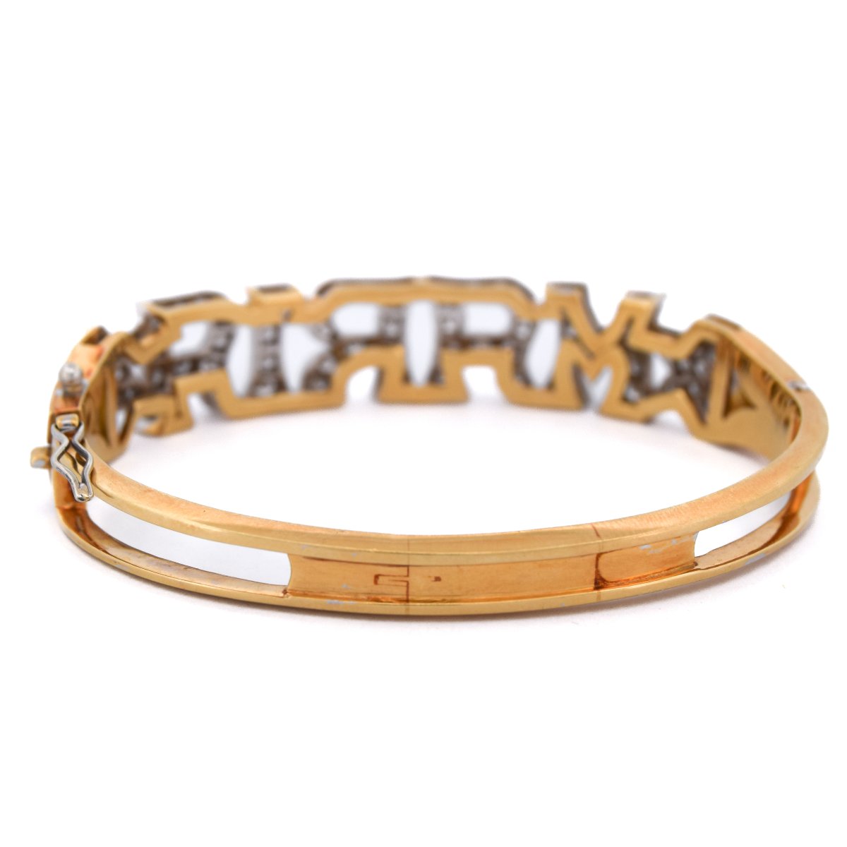 Bracciale Vintage in Oro 18 Carati e Diamanti “Maria”       BR106 (05149)-photo-4