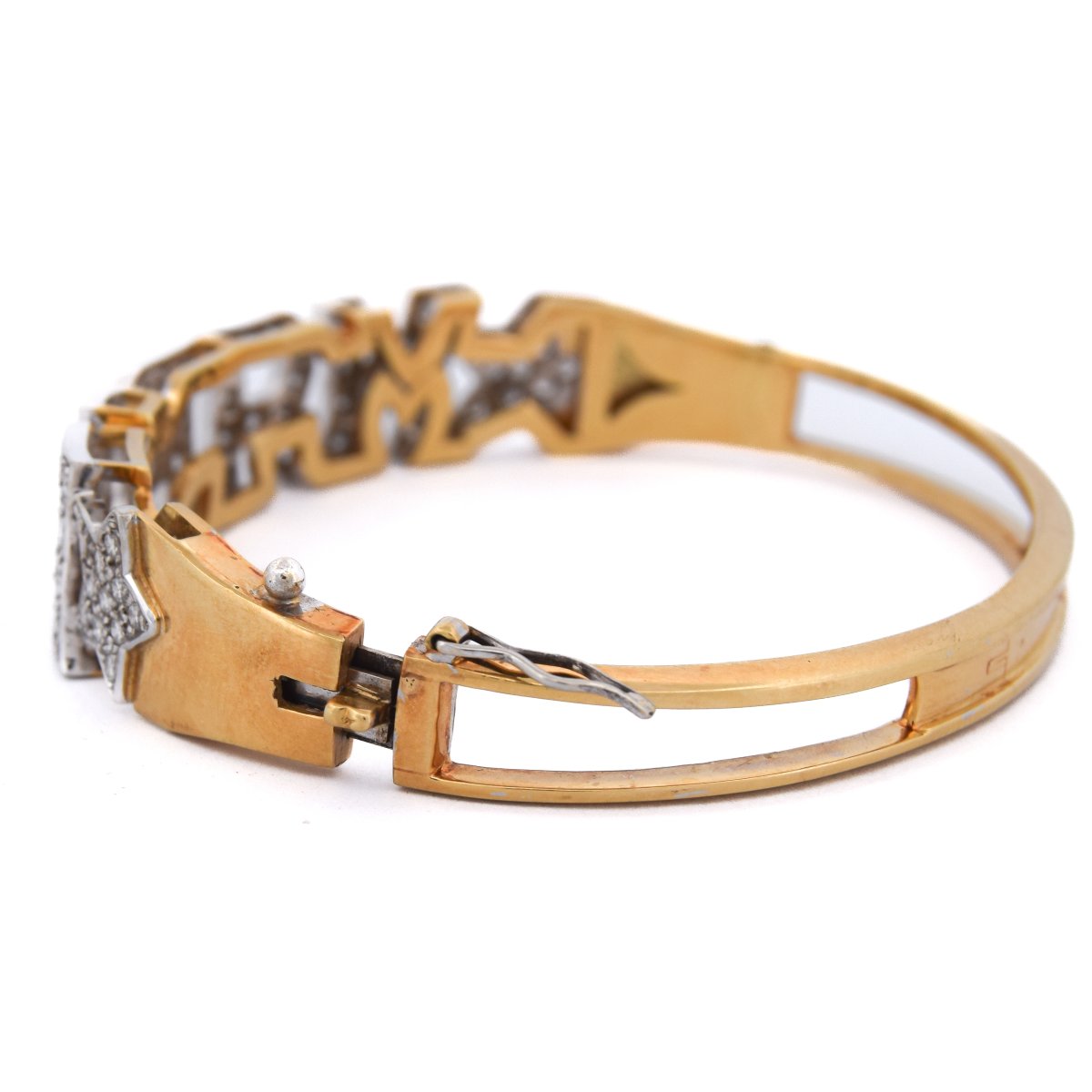 Bracciale Vintage in Oro 18 Carati e Diamanti “Maria”       BR106 (05149)-photo-5