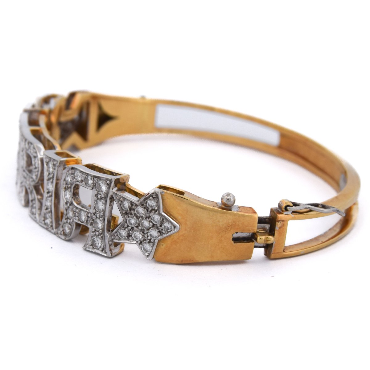 Bracciale Vintage in Oro 18 Carati e Diamanti “Maria”       BR106 (05149)-photo-6
