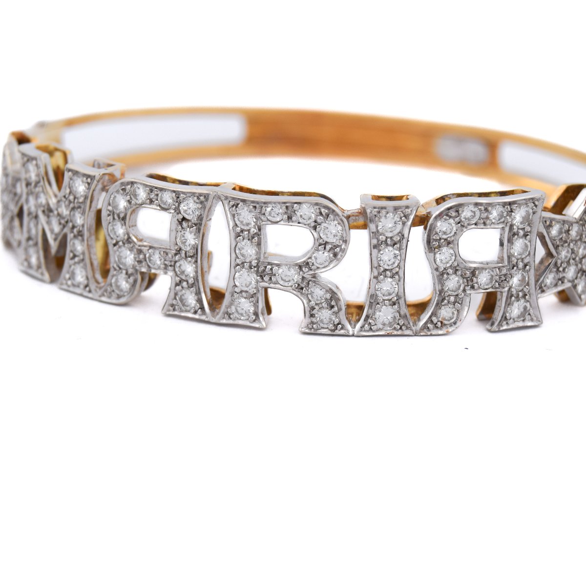 Bracciale Vintage in Oro 18 Carati e Diamanti “Maria”       BR106 (05149)-photo-7
