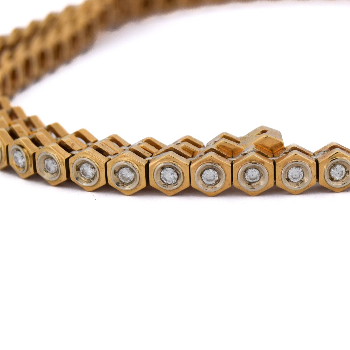 Collana Vintage in Oro 18 Carati e Diamanti      CL108 (00249)-photo-1