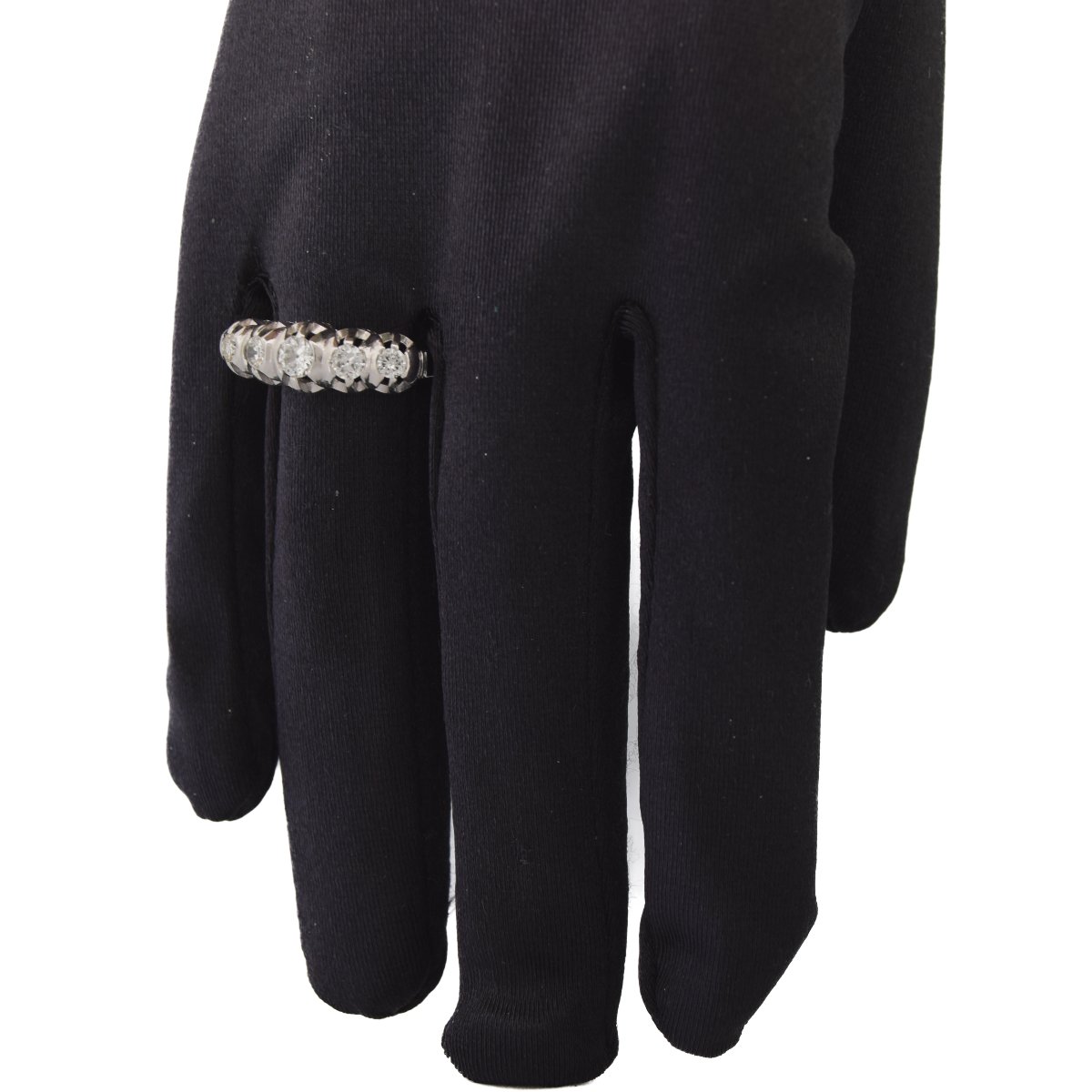 Anello Vintage in Oro 18 Carati con Diamanti Old European Cut     AN265 (00019)-photo-1