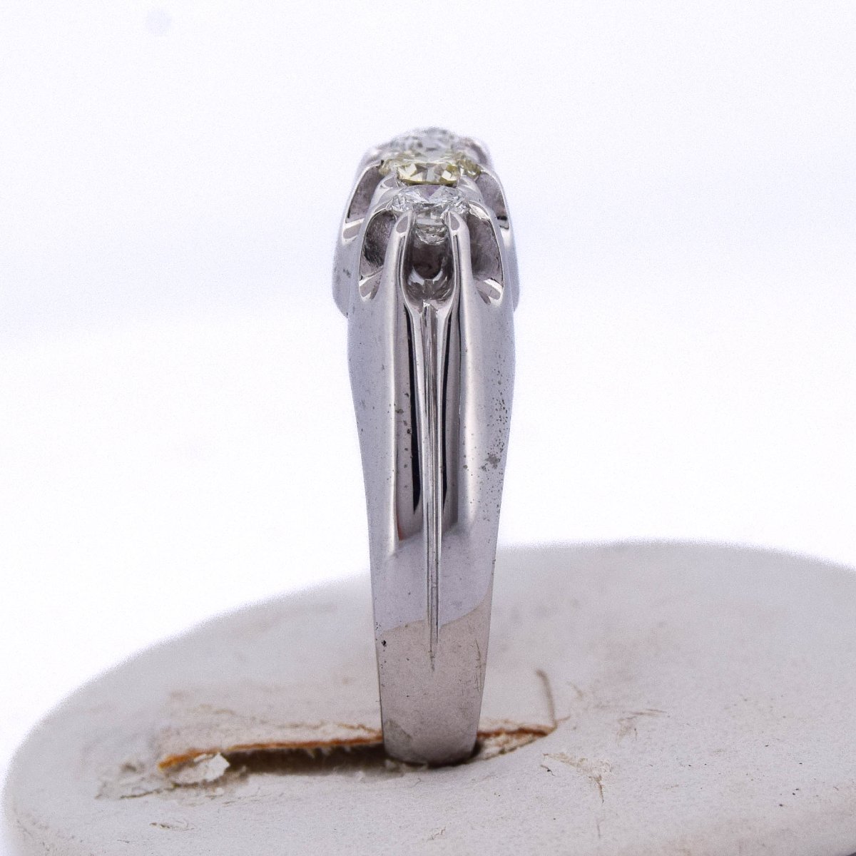 Anello in oro 18 kt con diamanti taglio antico      AN244 (0579)-photo-4