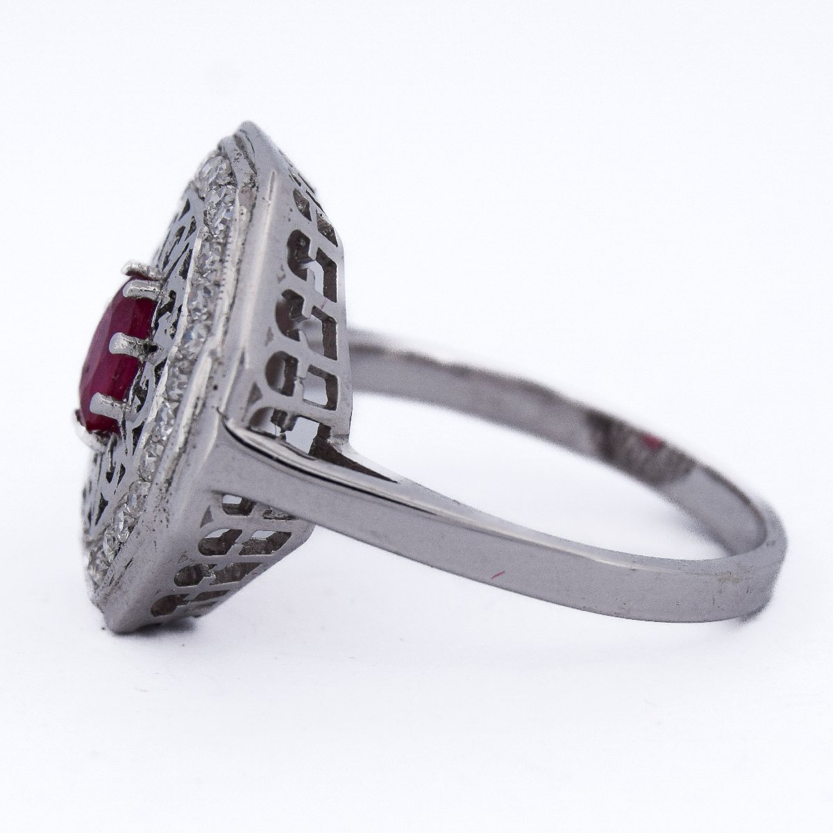 Anello Art Déco rubino diamanti  AN111 (0079)-photo-3